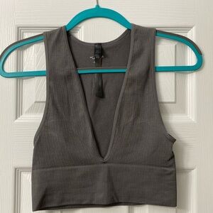 Out From Under (Urban Outfitters) Gray Seamless Tank